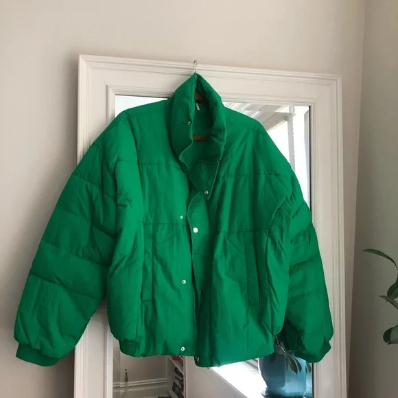 Free People Green Jacket - Picture 3 of 6